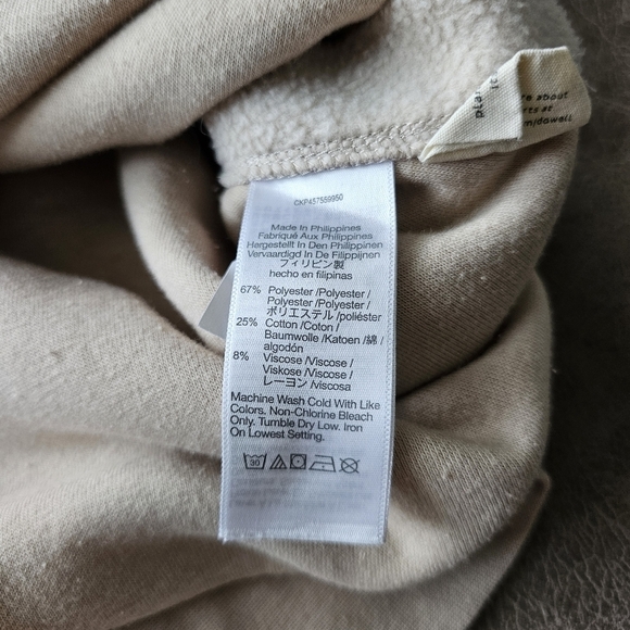 Madewell (Re)sourced Brushed Side-Button Relaxed Sweatshirt - Picture 9 of 9